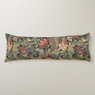 Coussins Longs Tapisserie florale riche Brocade Antique Classique