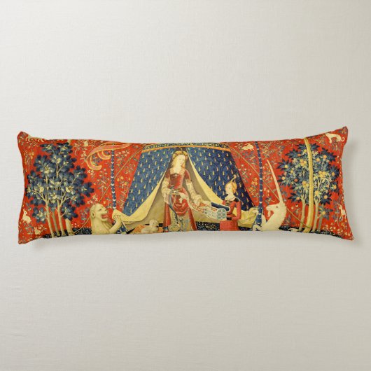 Coussins Longs Tapisserie Médiévale de la Dame et la Licorne : Ar (Dos)