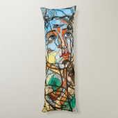 Coussins Longs Tarin, points d'infini par Francis Picabia (Dos (Vertical))