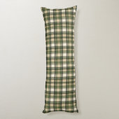 Coussins Longs Tartan à carreaux vert forêt sylvicole (Dos (Vertical))