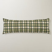 Coussins Longs Tartan à carreaux vert forêt sylvicole (Devant)