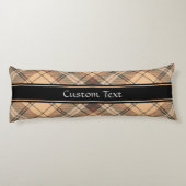 Coussins Longs Tartan beige et Brown (Dos)