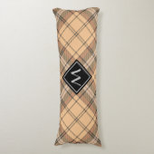 Coussins Longs Tartan beige et Brown (Devant (Vertical))