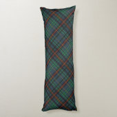 Coussins Longs Tartan en bleu, orange, vert... (Dos (Vertical))