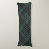 Coussins Longs Tartan en bleu, orange, vert... (devant Vertical)