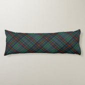 Coussins Longs Tartan en bleu, orange, vert... (Devant)