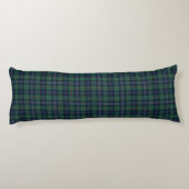 Coussins Longs Tartan Rustique Plaid Clan Robertson Vert Violet (Dos)