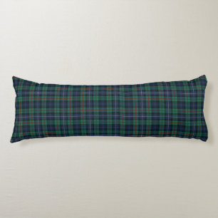 Coussins Longs Tartan Rustique Plaid Clan Robertson Vert Violet