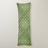 Coussins Longs Tartan vert (Dos (Vertical))