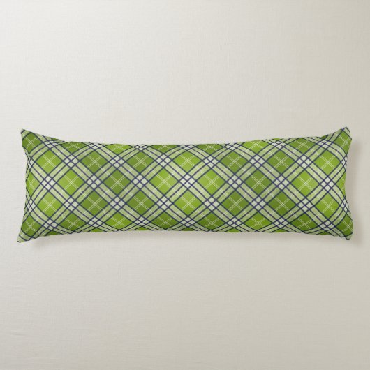Coussins Longs Tartan vert (Devant)
