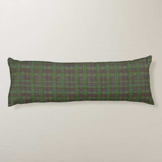 Coussins Longs Tartan Vert de Cabane (Dos)