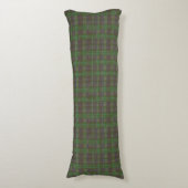 Coussins Longs Tartan Vert de Cabane (Devant (Vertical))