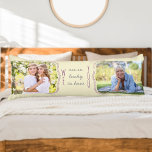 Coussins Longs Tellement chanceux de vous avoir bouclé crochet 2<br><div class="desc">Coussin de corps photo personnalisé pour quelqu'un de spécial. La conception comporte des crochets à friser pour encadrer votre photo (définition de qui est NOUS et qui est VOUS). Laissé dans l'écriture décontractée et la typographie des polices maigres, le libellé dit : NOUS sommes si chanceux de VOUS avoir. Le...</div>