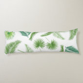 Coussins Longs Tendance de l'aquarelle Feuille de palmiers tropic (Dos)