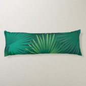 Coussins Longs Tendance de l'aquarelle Feuille de palmiers tropic (Dos)