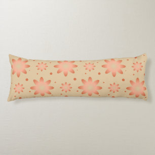 Coussins Longs Terracotta orange et sable beige délicat marguerit