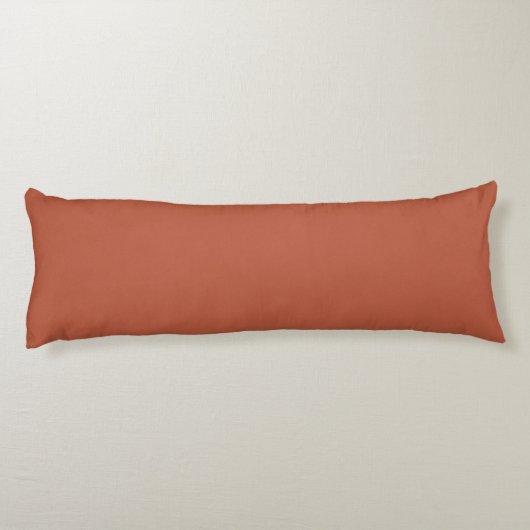 Coussins Longs Terracotta solide (Dos)