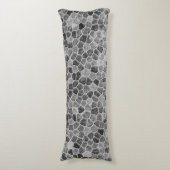 Coussins Longs Terrazzo Motif Pavé Gris Ultime Patchwork (Devant (Vertical))