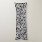 Coussins Longs Terrazzo Motif Pavé Gris Ultime Patchwork (Dos (Vertical))