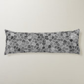 Coussins Longs Terrazzo Motif Pavé Gris Ultime Patchwork (Devant)