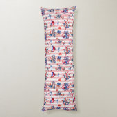 Coussins Longs Terre de la liberté, 250 ans de liberté (Dos (Vertical))