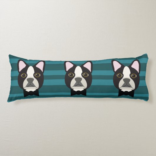 Coussins Longs Terrier de Boston (Devant)