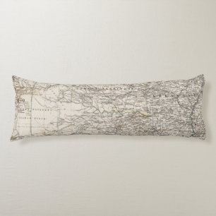 Coussins Longs Territoire indien du sud des Etats-Unis d'Amériqu