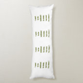 Coussins Longs Texte drôle de savon (Dos (Vertical))