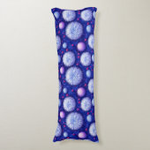 Coussins Longs Texture Abstrait avec Orbes Brillantes et Flou (Devant (Vertical))