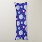 Coussins Longs Texture Abstrait avec Orbes Brillantes et Flou (Dos (Vertical))