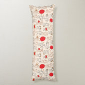 Coussins Longs Texture avec le nounours (Dos (Vertical))