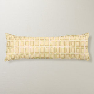 Coussins Longs Texture blanche de barre de chocolat