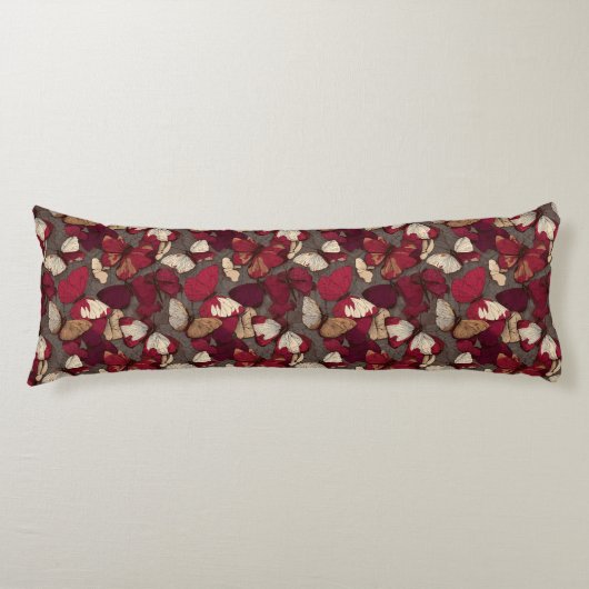 Coussins Longs Texture camouflage papillon décoration côtière déc (Devant)