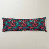 Coussins Longs Texture d'Amaryllis Décor Rustique Mémoire Victori (Dos)