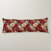 Coussins Longs Texture d'Amaryllis Décoration Côtière Canapé Hawa (Dos)