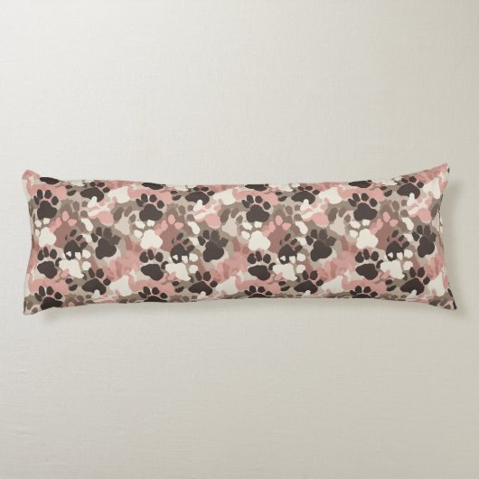 Coussins Longs Texture de camouflage de chat décoration côtière d (Dos)