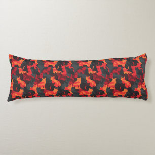 Coussins Longs Texture de camouflage de chat DIY décoration côtiè