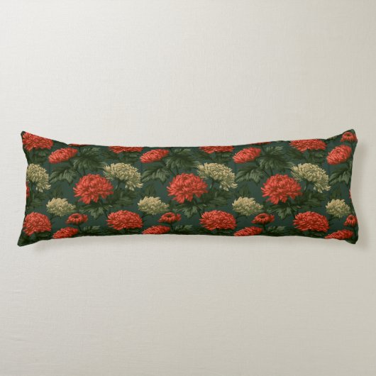 Coussins Longs Texture de chrysanthèmes Décor de bureau Artistiqu (Devant)