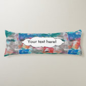 Coussins Longs Texture de crayons (Devant)