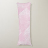 Coussins Longs Texture d'encre géométrique minimale rose pâle (Devant (Vertical))