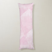 Coussins Longs Texture d'encre géométrique minimale rose pâle (Dos (Vertical))