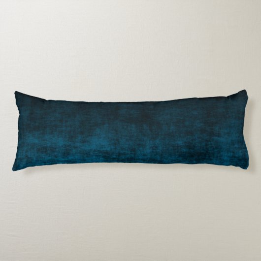 Coussins Longs Texture Ombrée Grunge Noir et Sarcelle (Devant)