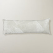 Coussins Longs Textures d'encre géométrique minimes en gris beige (Dos)