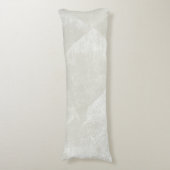 Coussins Longs Textures d'encre géométrique minimes en gris beige (Devant (Vertical))