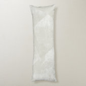 Coussins Longs Textures d'encre géométrique minimes en gris beige (Dos (Vertical))