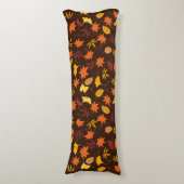 Coussins Longs Thanksgiving Maple Fall Pattern Body Pillow (Devant (Vertical))
