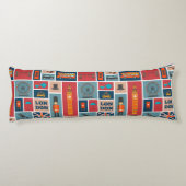 Coussins Longs Thème Londres (Dos)