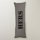 Coussins Longs Thème Lui & Elle par HAMbyWG (Dos (Vertical))