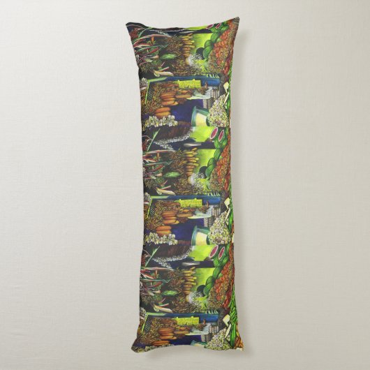 Coussins Longs Threads communs des interactions humaines (Dos (Vertical))