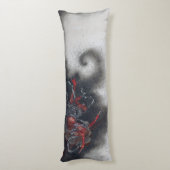 Coussins Longs Thunder God, Hokusai (Dos (Vertical))